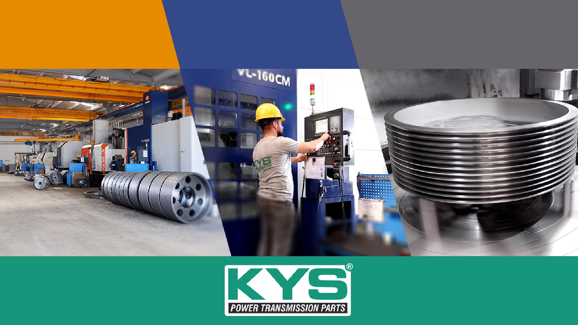 KYS Banner - Power Transmission Parts and Belt Pulleys